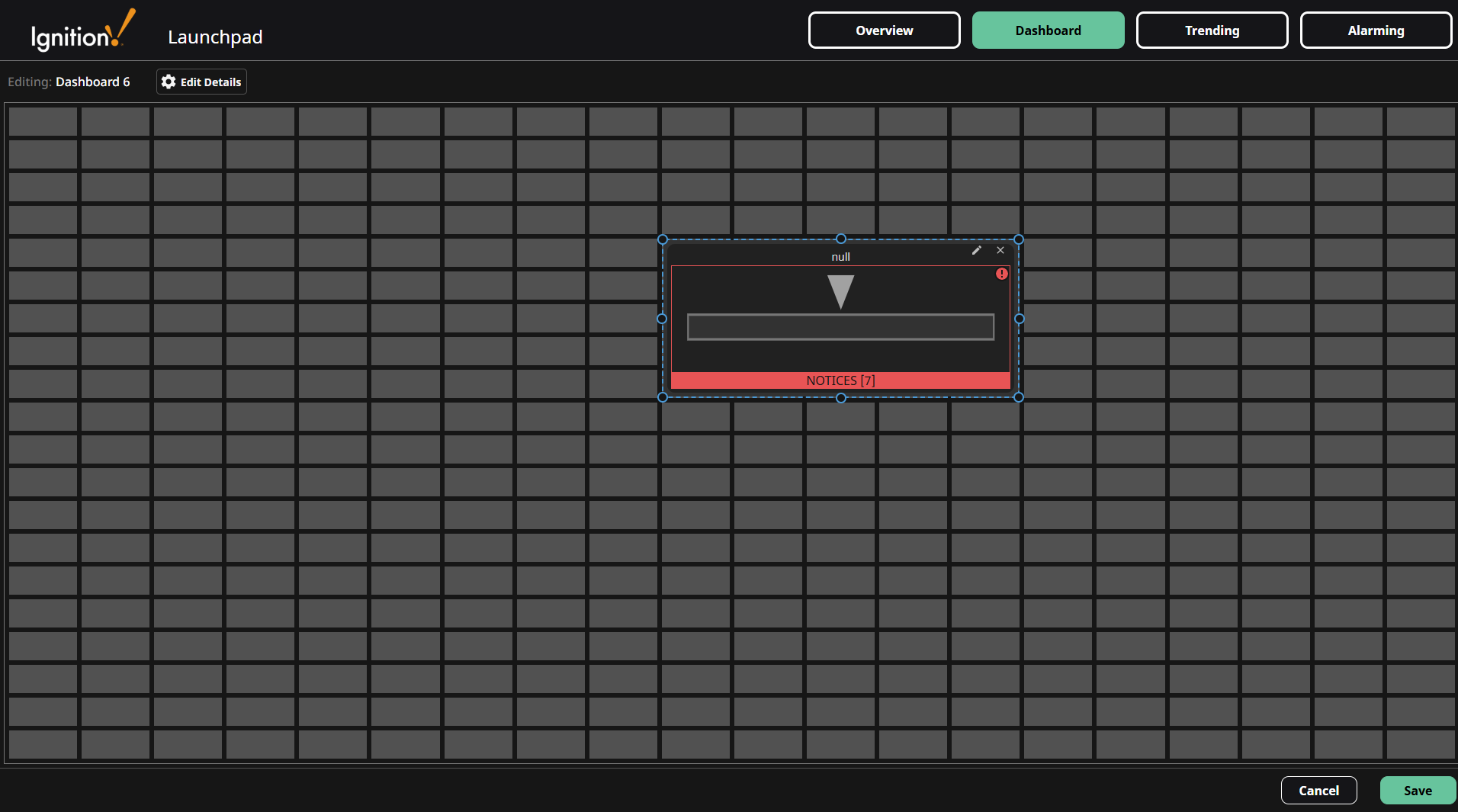 Dashboard Widget Added